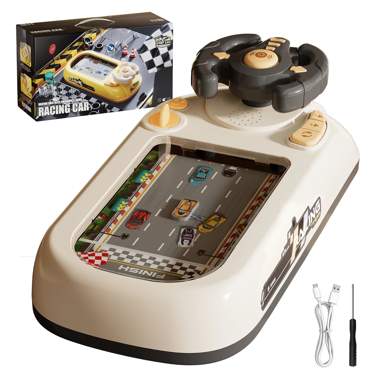 Kids Simulated Race Driving Toy