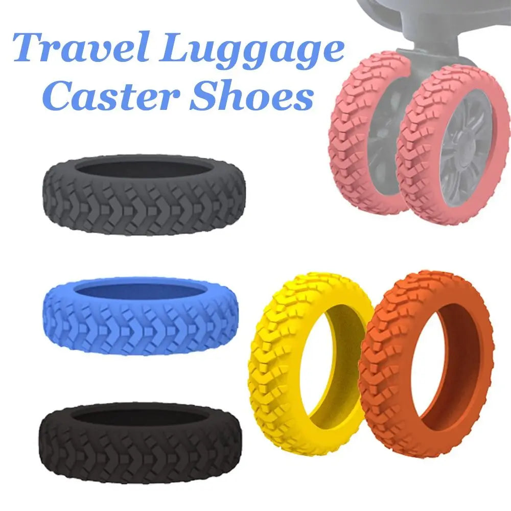 Trolley Suitcase Wheels Protection Cover 8PCS