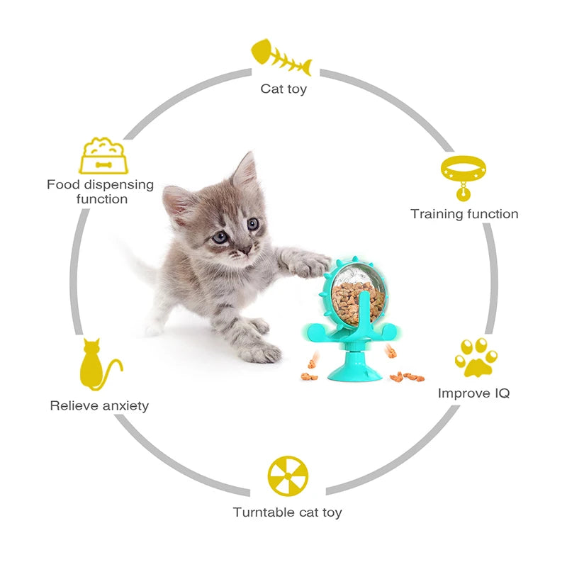 Interactive Pet Food Dispenser Toy