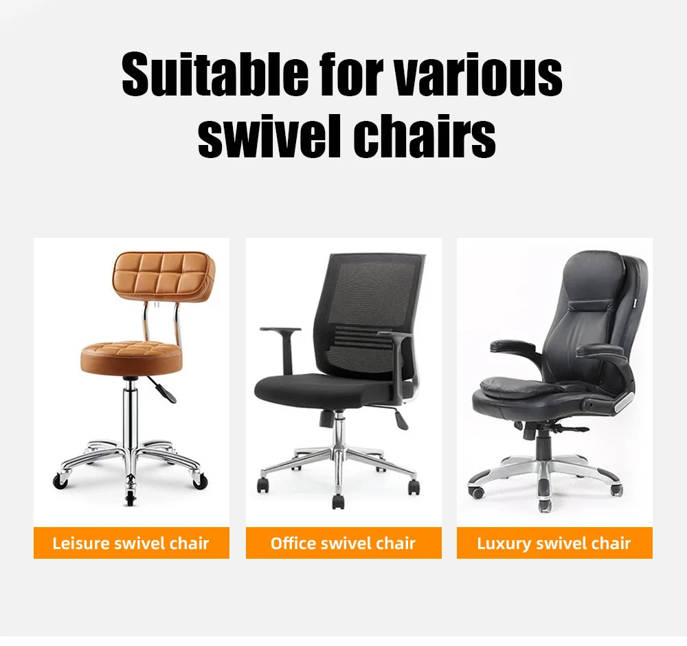 Swivel Roller Office Chair Wheels  5PCS