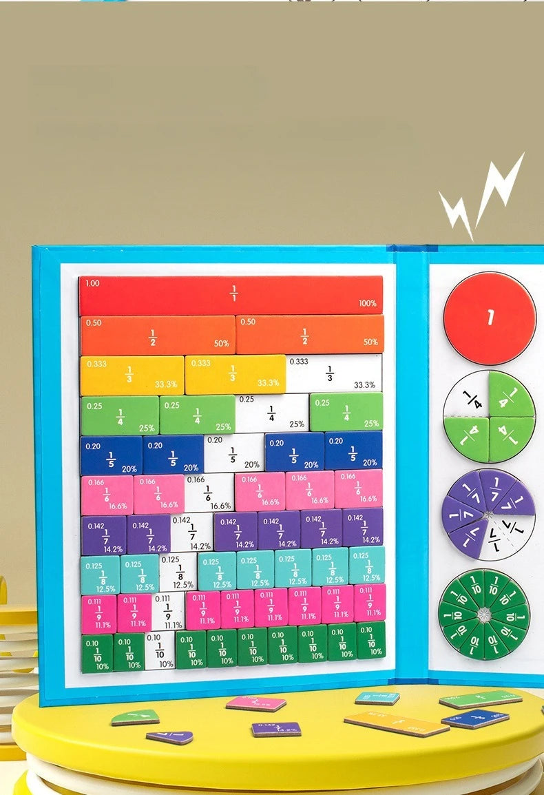 Magnetic Fraction Learning Toy