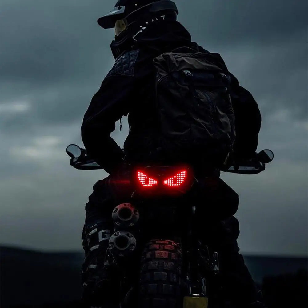 Motorcycle LED Helmet Display