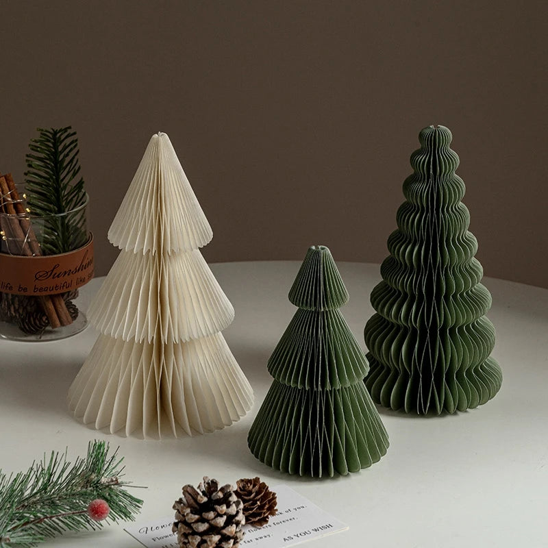 Foldable Paper Honeycomb Christmas Tree
