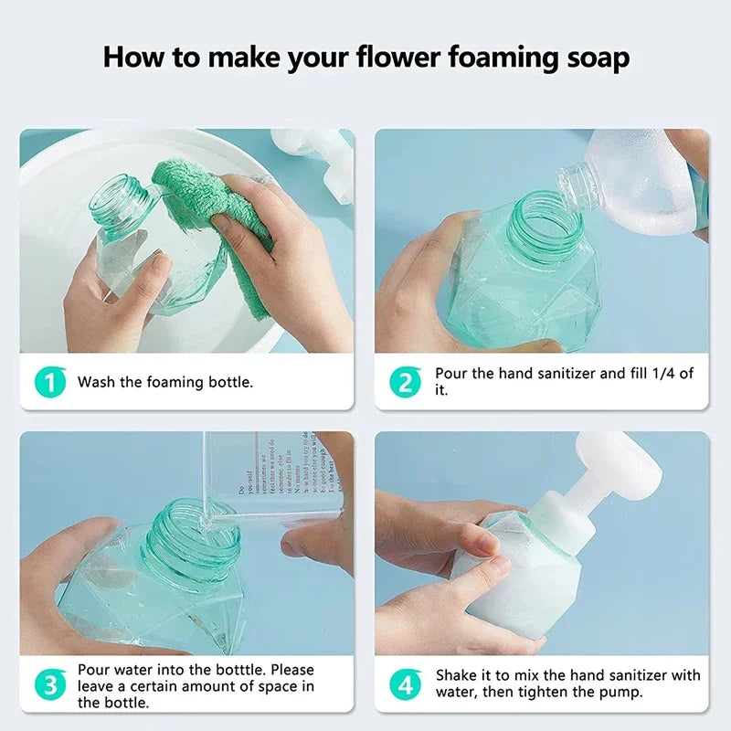 Refillable FloraFoam Soap Dispenser
