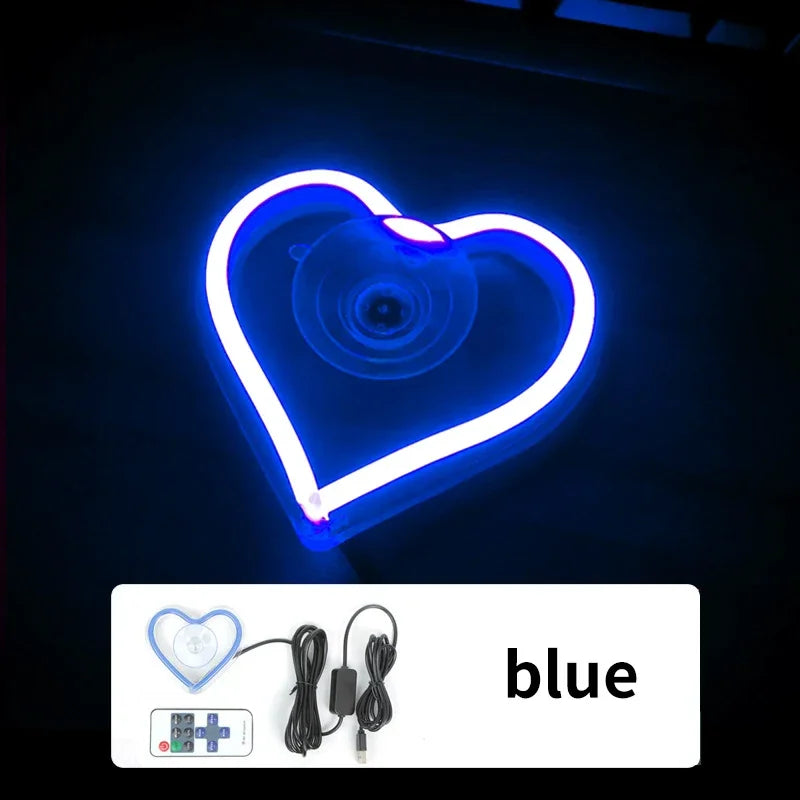 Glow Heart RC Neon Light