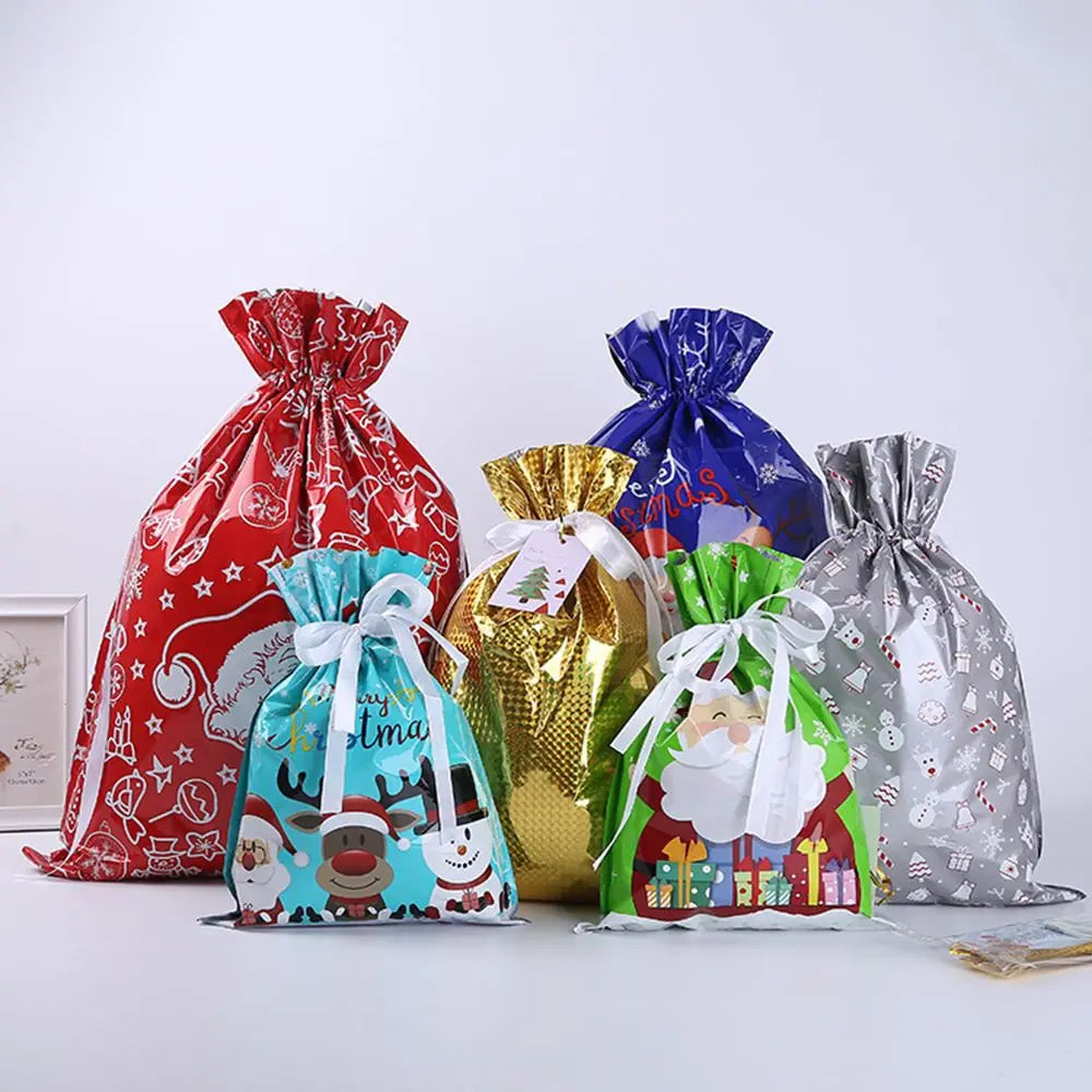 Drawstring Gift Wrapping Bags 5Pcs