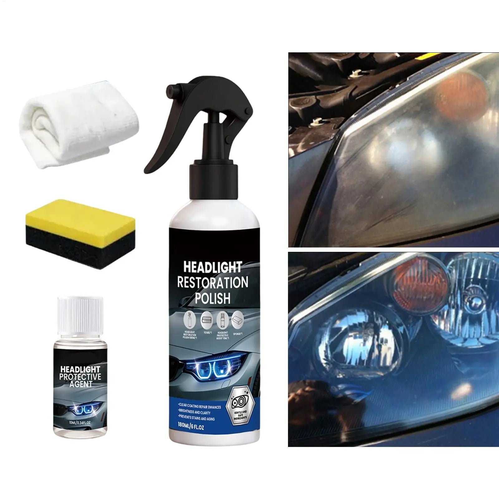 Car Headlights Restoration Kit