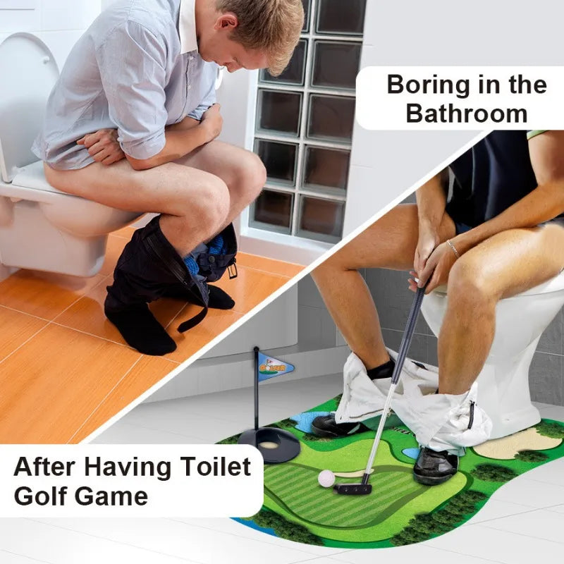 Toilet Golf Set Game