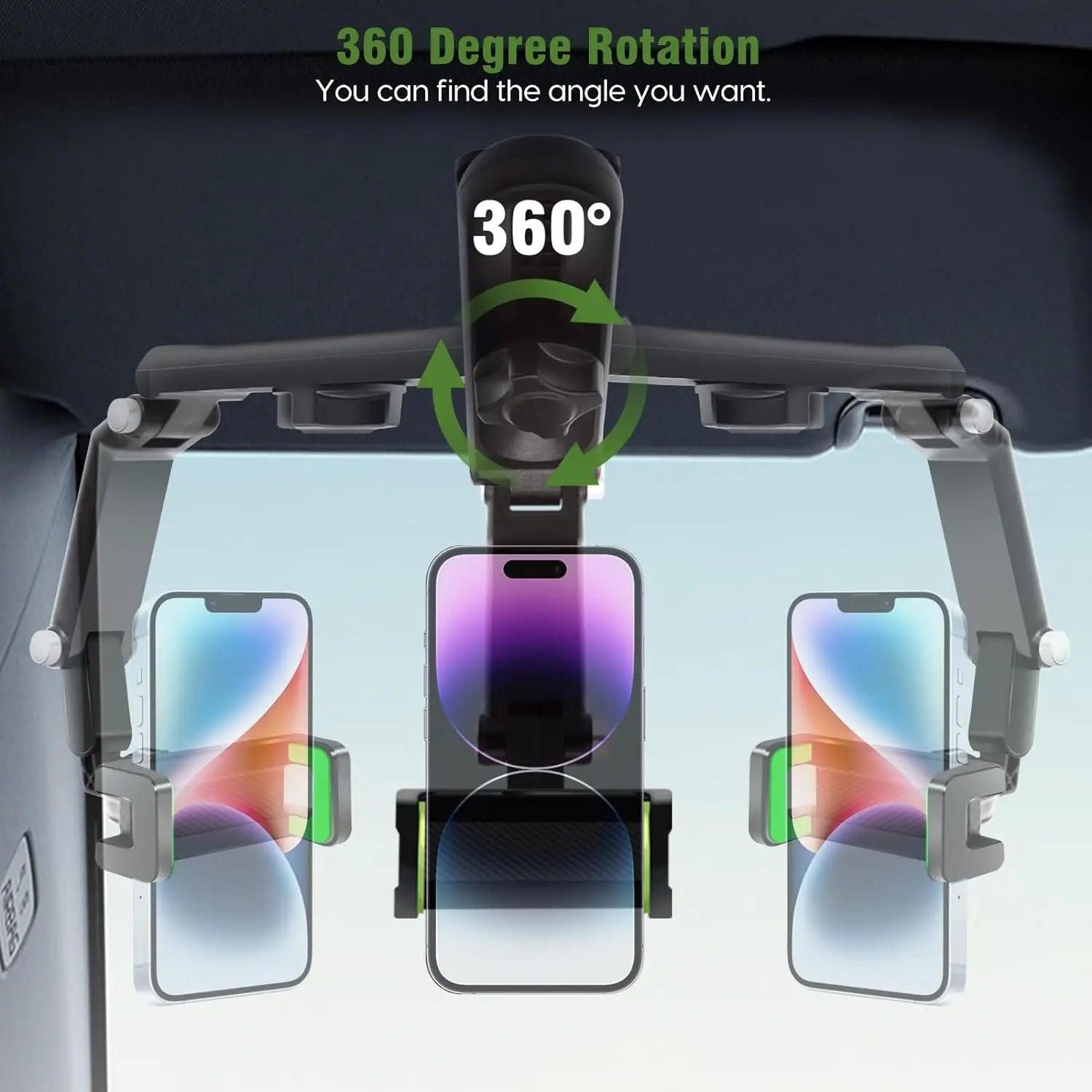 Universal Sun Visor Adjustable Car Phone Holder