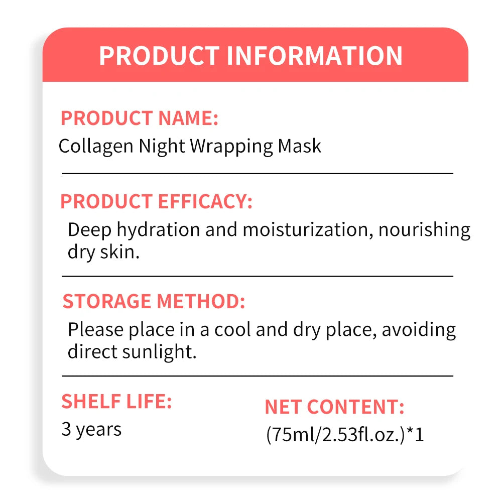 Deep Moisturizing Collagen Wrapping Mask
