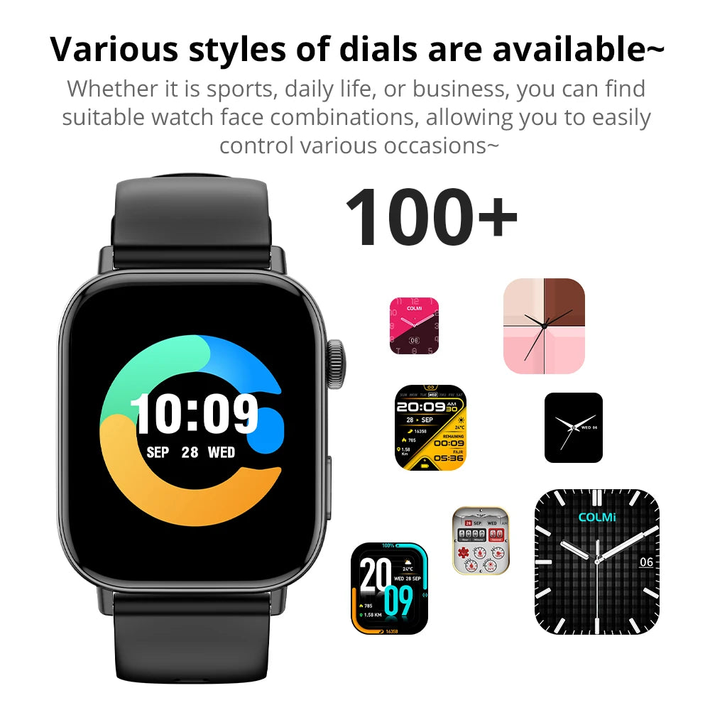 2 In 1 Fitness Tracker Voice Calling Smart Watch