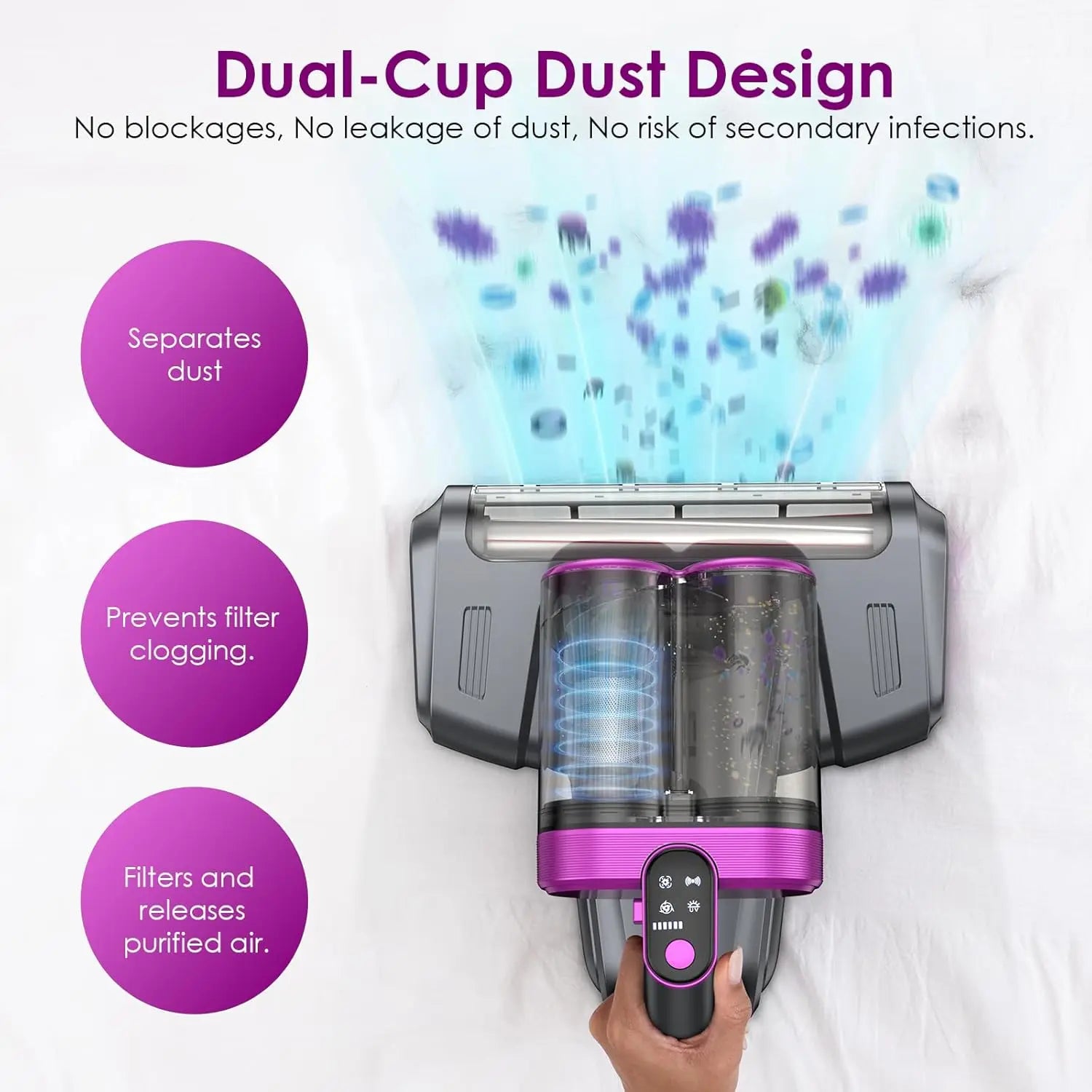 Ultrasonic Cordless Vacuum Cleaner
