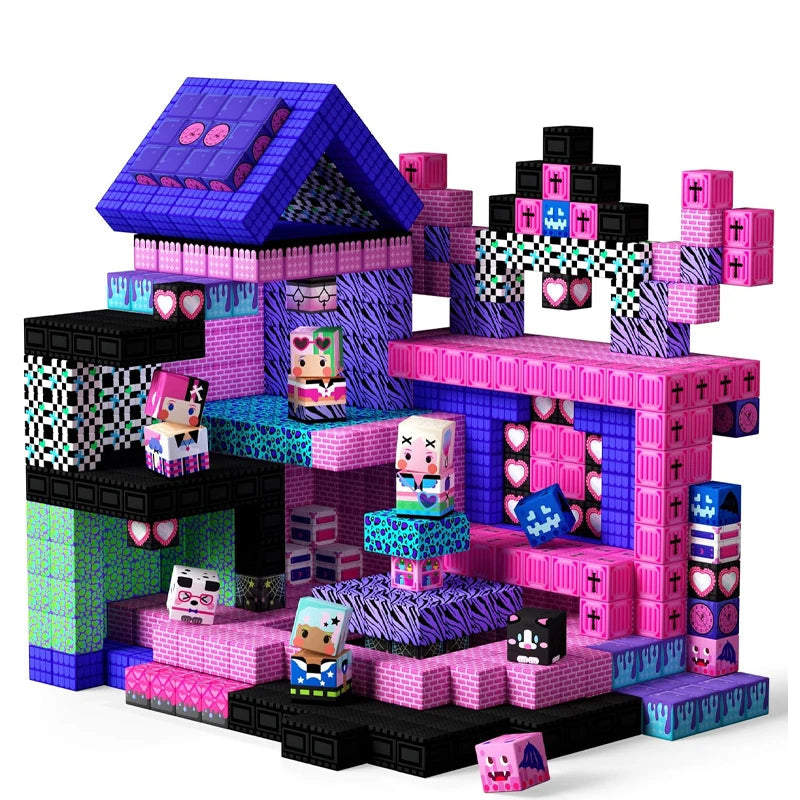 Mine World Magnetic Building Blocks