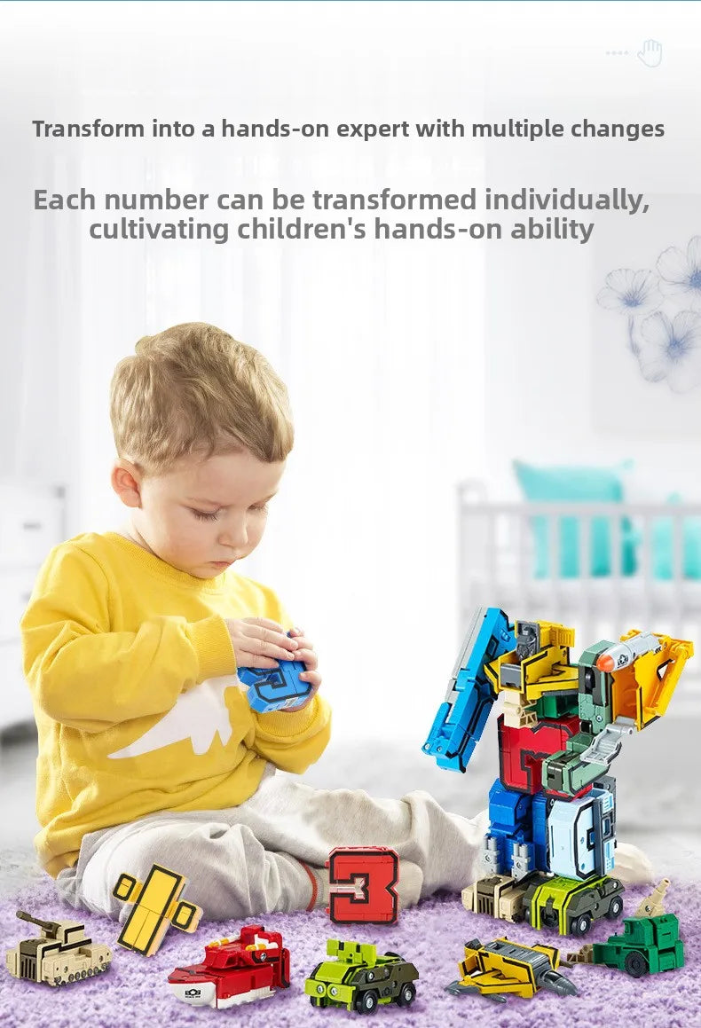 Educational Transforming Robot Car Toy
