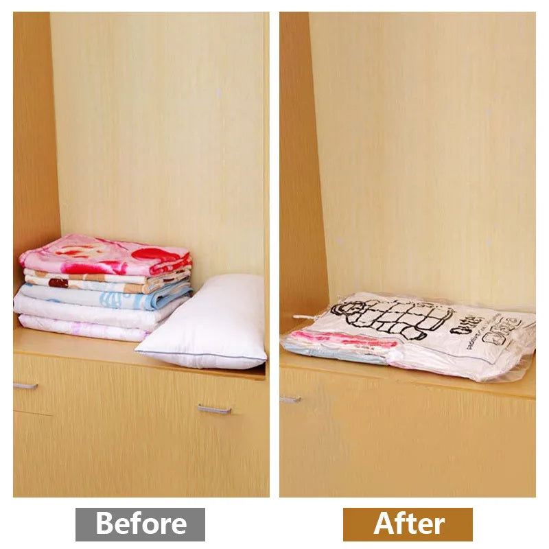 Hanging Space Saver Compression Storage Bag