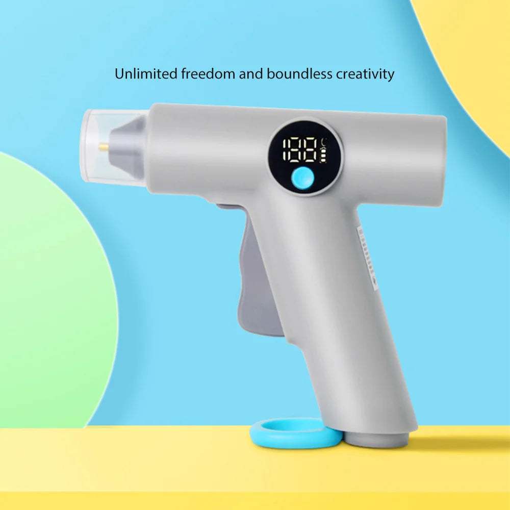 Cordless Hot Glue Gun With LED