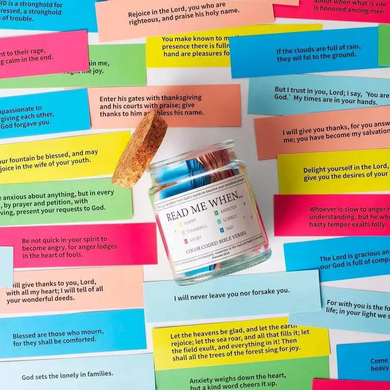 Bible Verses Cards Jar