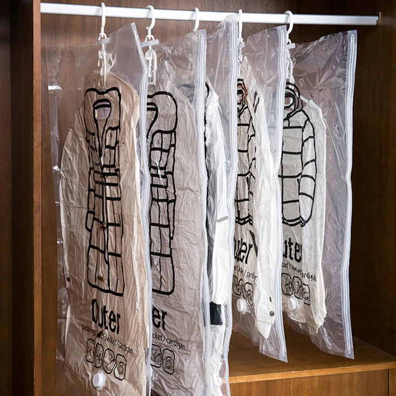 Hanging Space Saver Compression Storage Bag