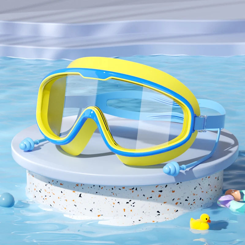 Swimming Goggles For Kids With Earplugs