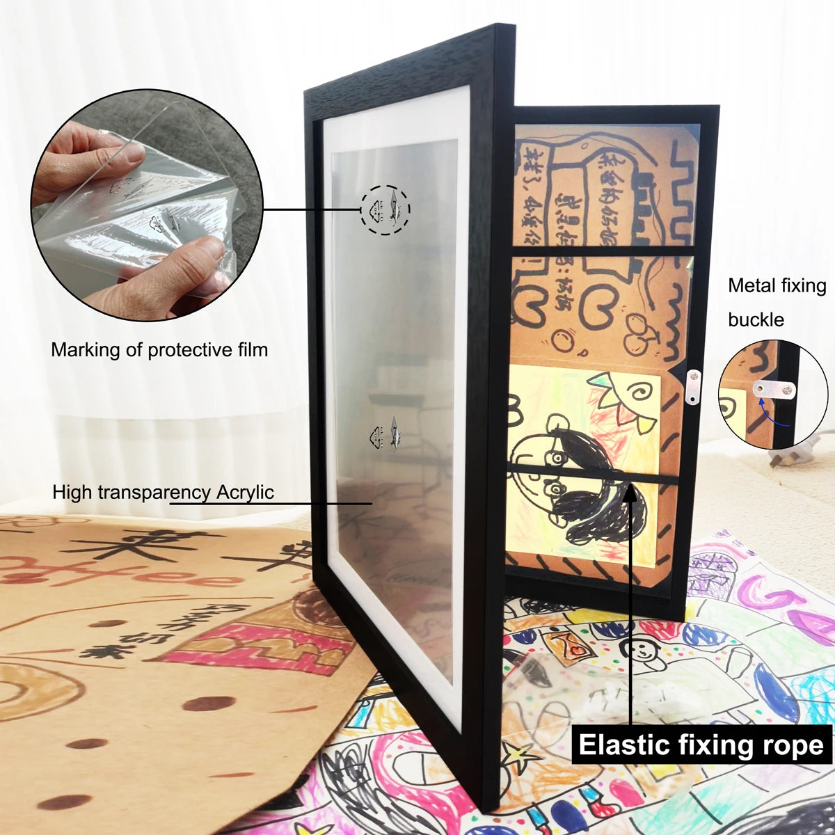 Wall Magnetic Display Frame