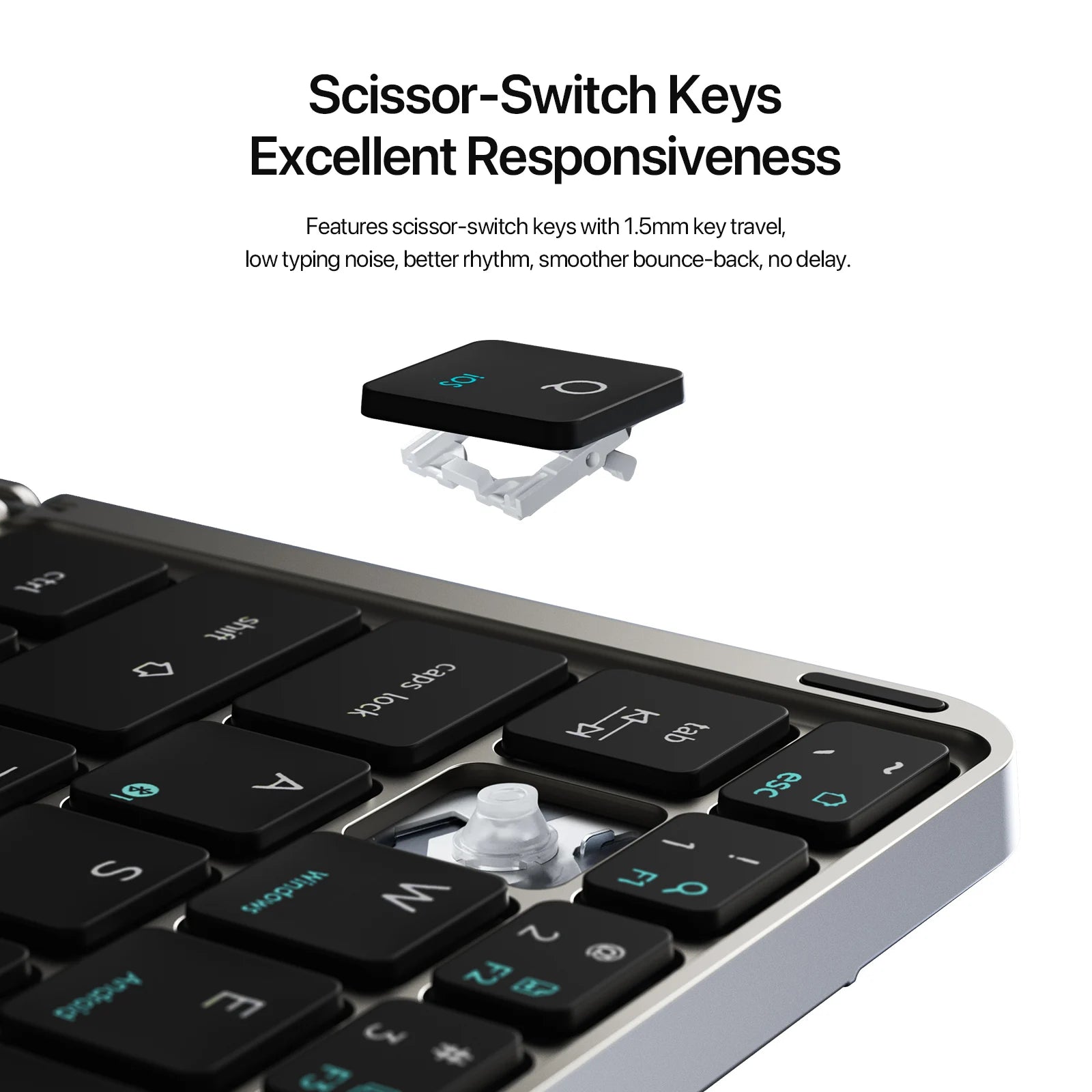 Multifunctional Foldable Bluetooth Keyboard