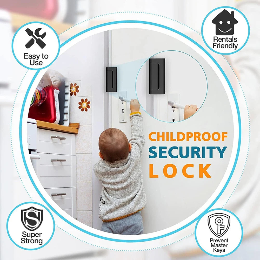 Anti-theft Childproof Door Safety Latch