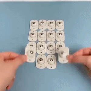 Self-Adhesive Universal Pulley Wheels