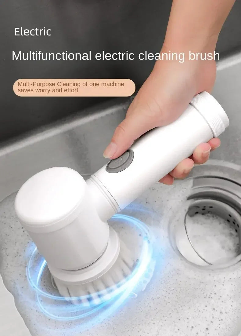 Multi-functional Wireless Electric Scrubber