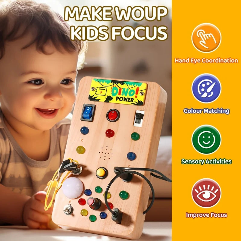 Montessori Busy Board Switch Toy