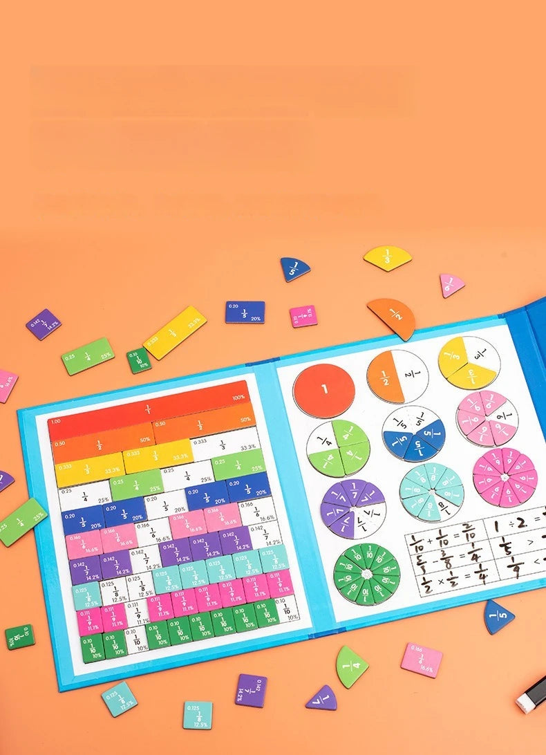 Magnetic Fraction Learning Toy