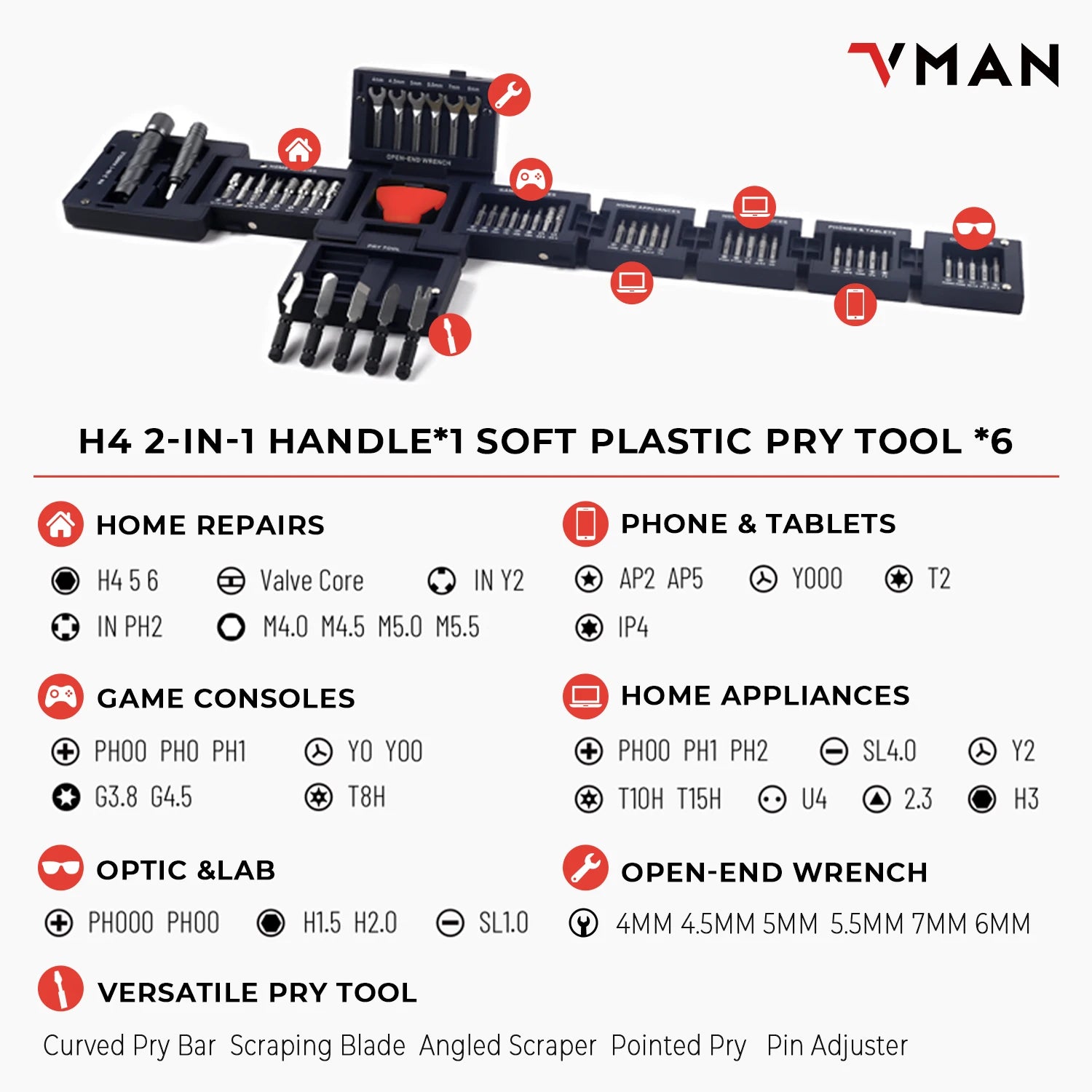 55 In 1 Magnetic Screwdriver Set