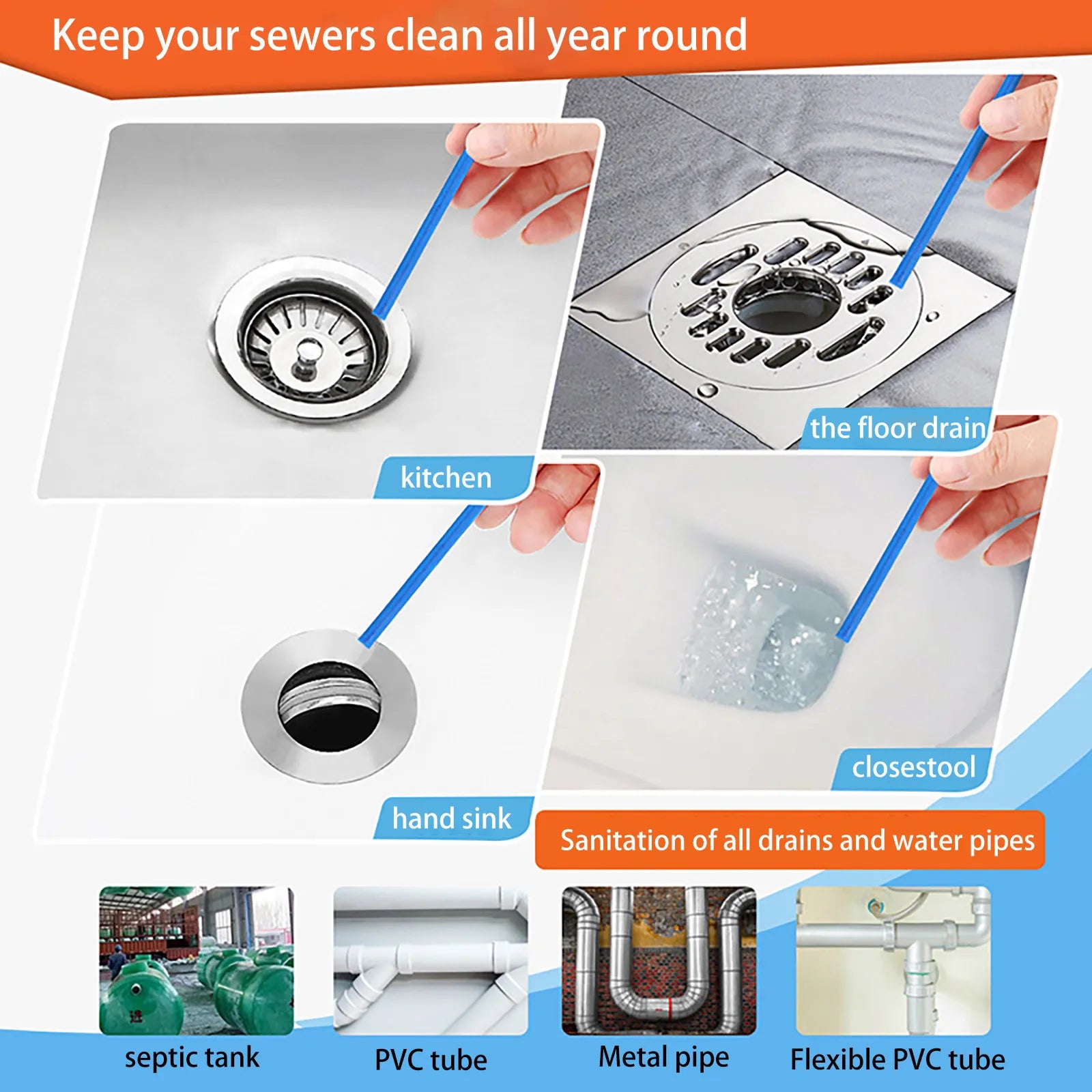 Pipeline Decontamination Sticks Pack of 12