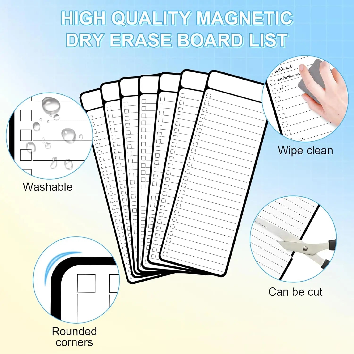 Multifunctional Magnetic Checklist Planner