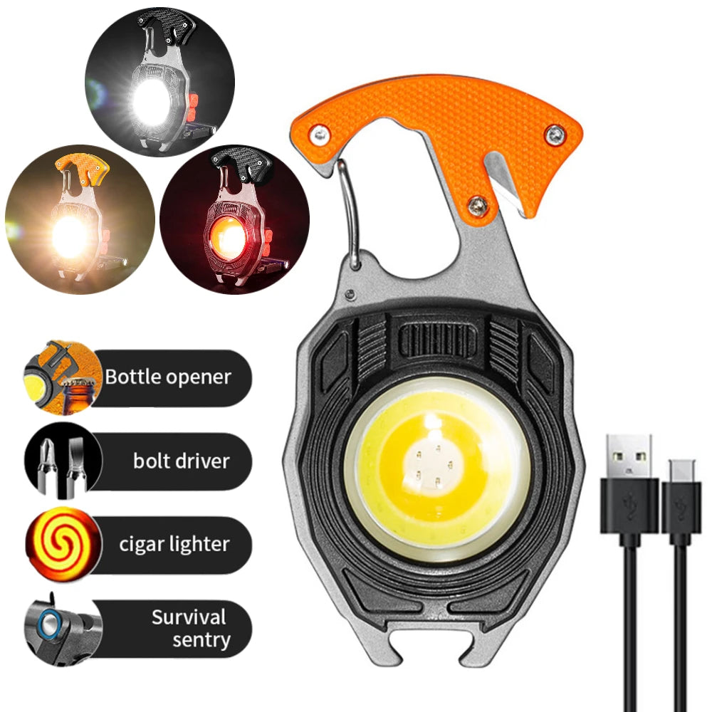 Multifunctional Keychain LED Lamp