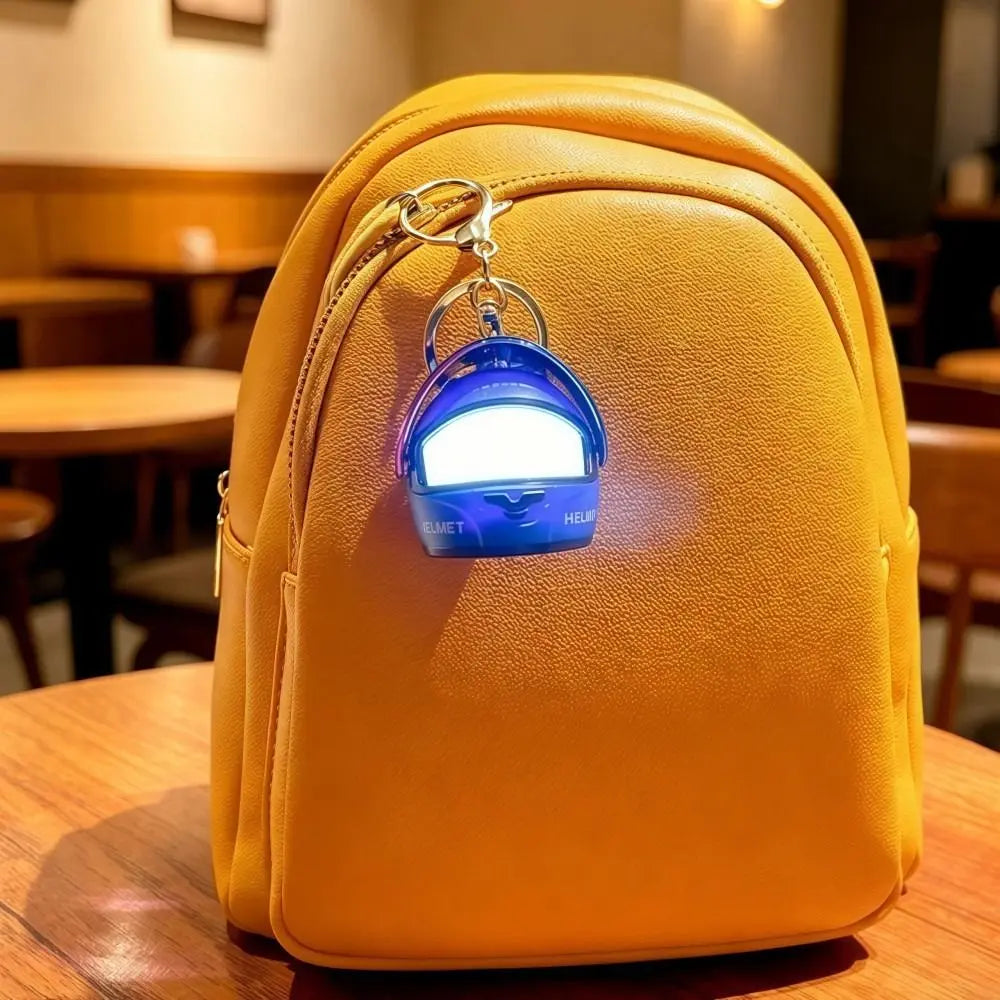 Cool Light-up Helmet Keychain