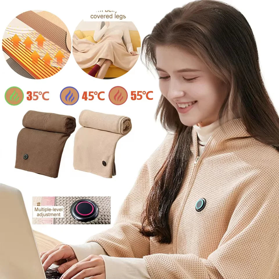 Wearable USB Electric Heated Blanket