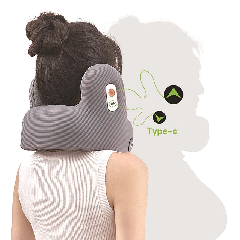 Travel Pillow with Noise Canceling Earmuffs