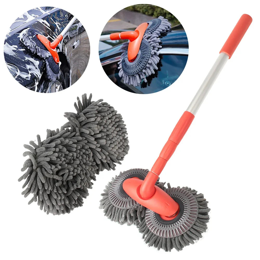 Retractable Rotary Car Wash Mop
