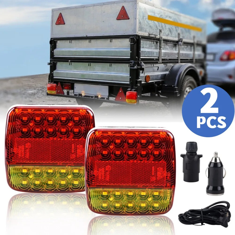Magnetic Wireless LED Trailer Light 2PCS