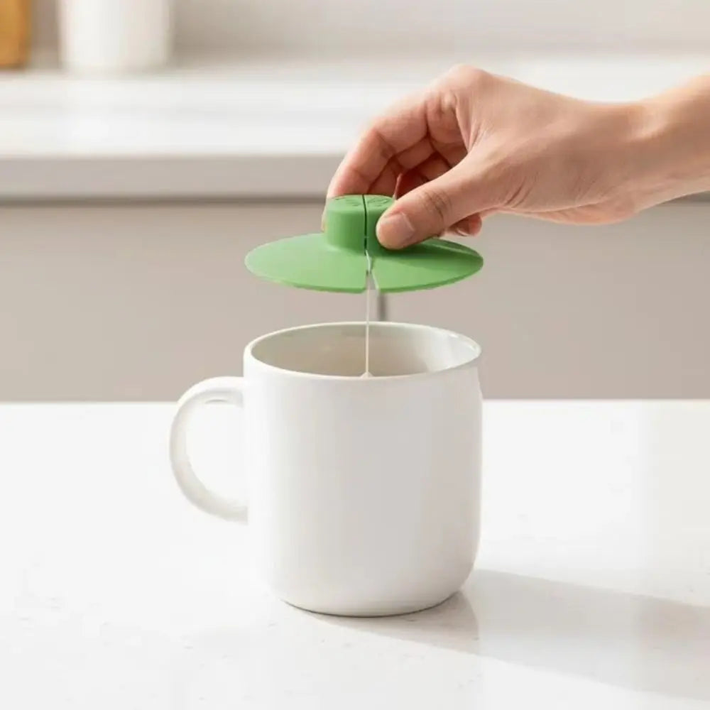 2-in-1 Silicone Mug Lid & Tea Bag Holder