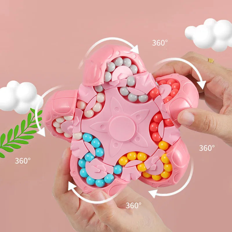 Colorful Rotating Bead Fidget Toy For Kids