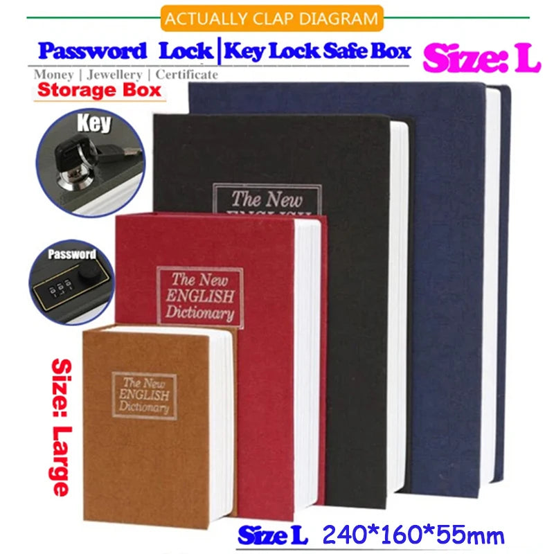 Hidden Book Vault Safe Box