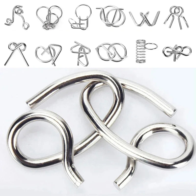 3D Montessori Metal Puzzle Set