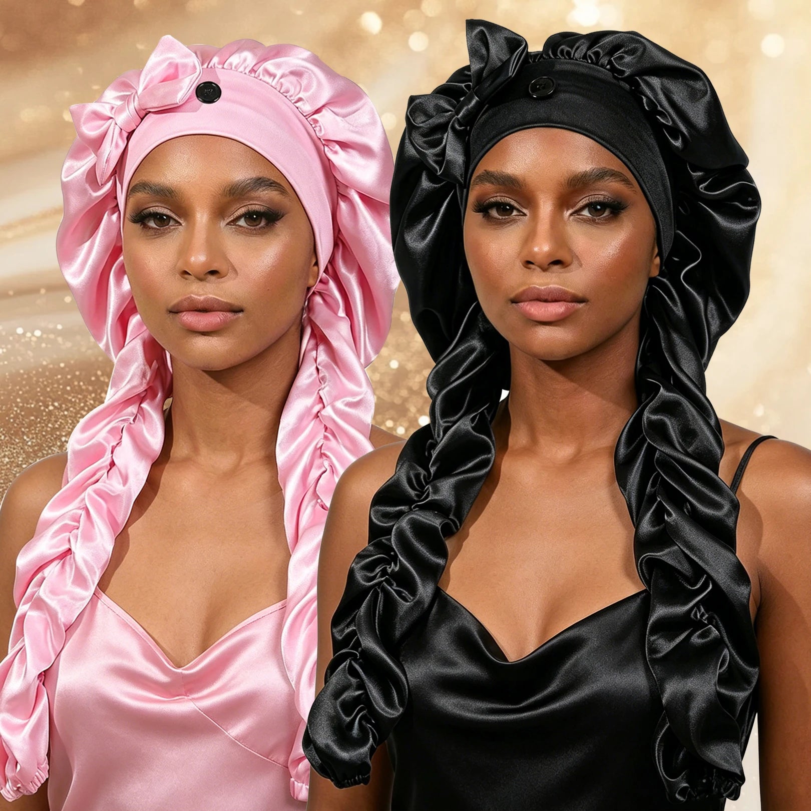 Satin Heatless Curling Bonnet