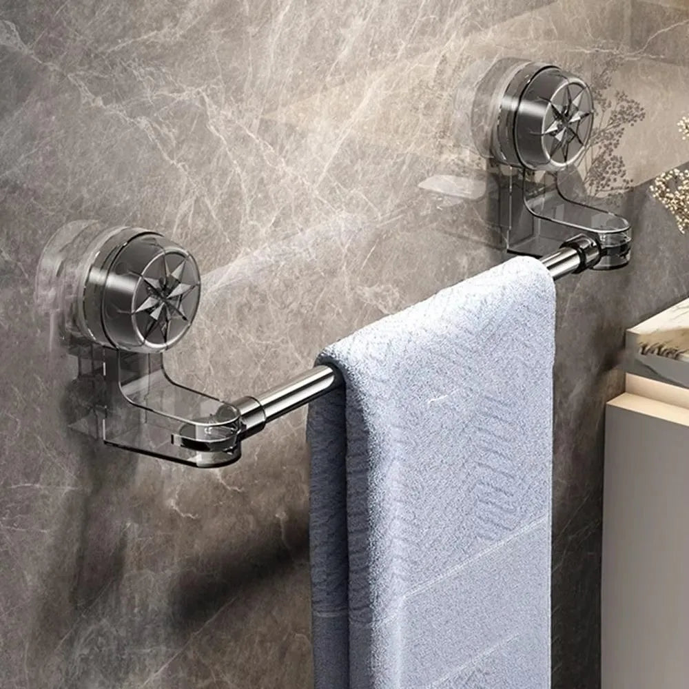 Expandable Suction Cup Wall Storage Rack