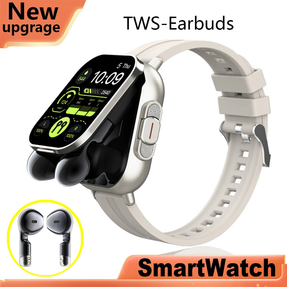 2 in 1 Smartwatch With Earbuds