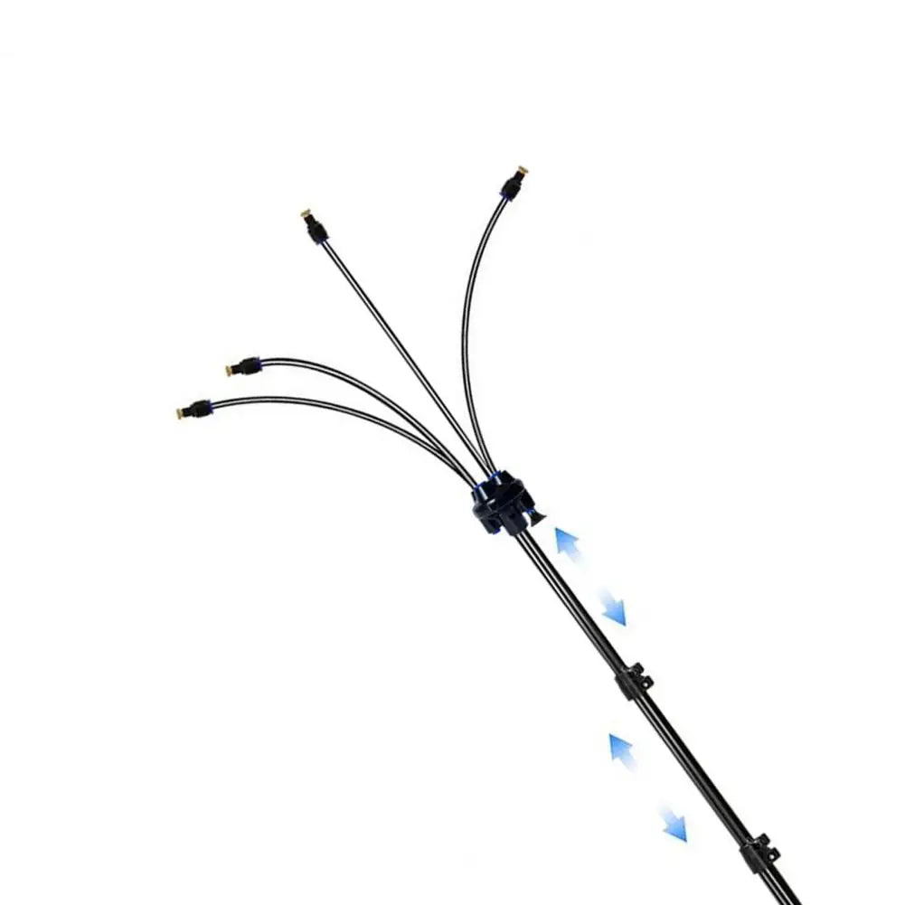 Flexible Standing Outdoor Misting System With Adjustable Height