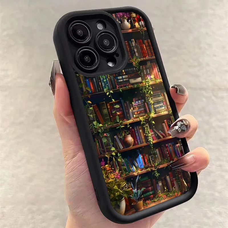 Shockproof Bookshelf iPhone Case
