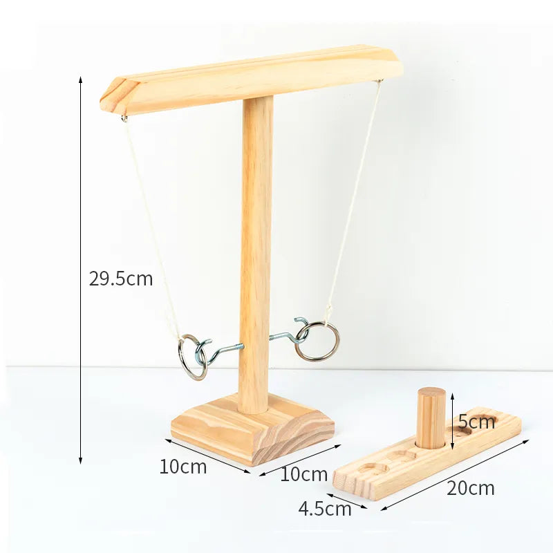 Wooden Ring Toss Game