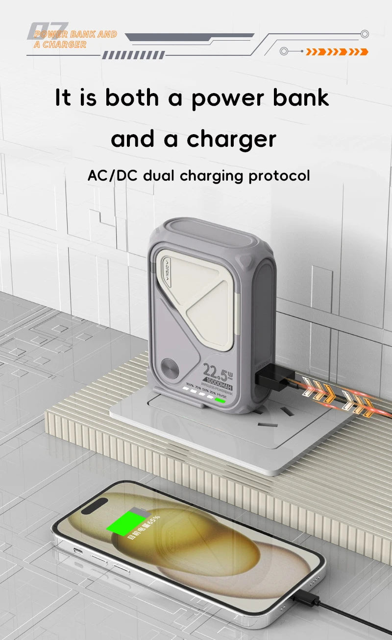 USB Portable Magnetic Wireless Power Bank